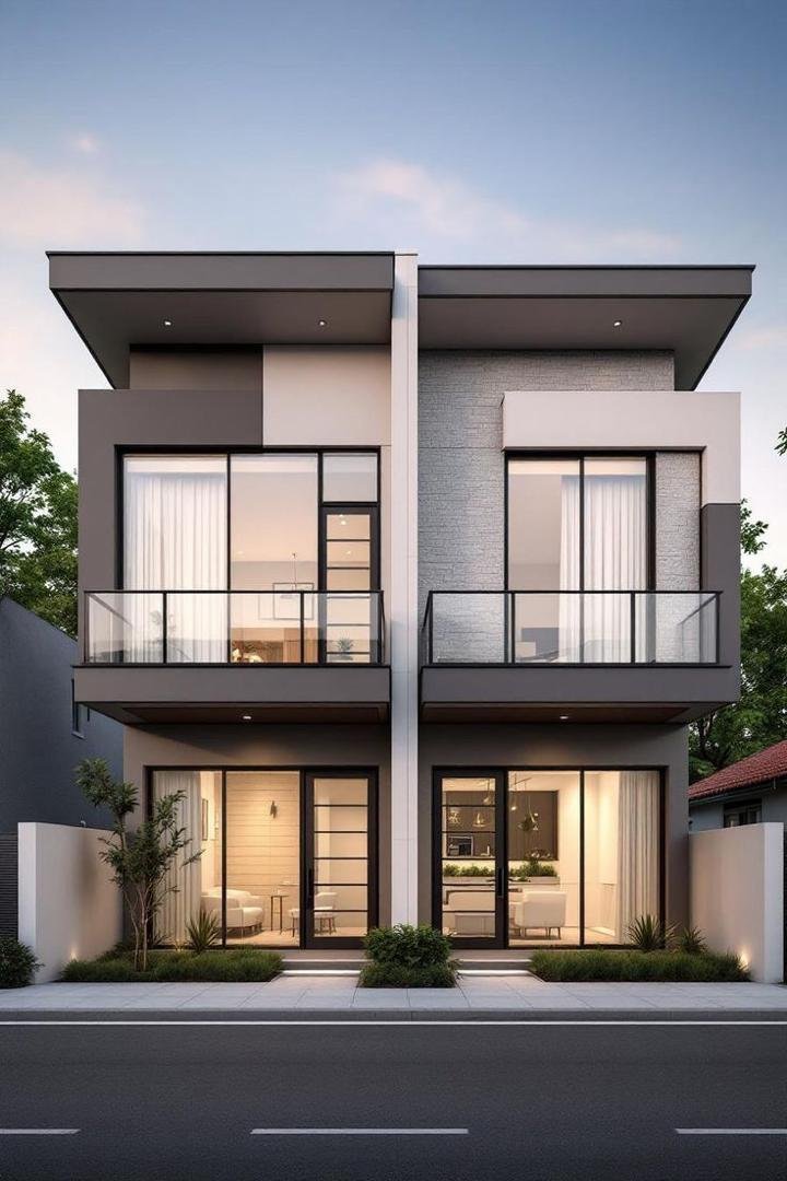 Semi-detached duplex